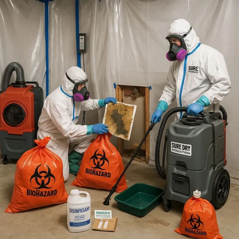 Contaminated Water Handling Protocols process in Arcola, TX