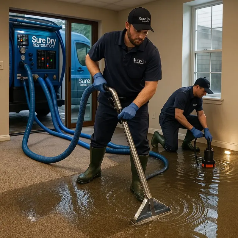 Water Extraction and Removal process in Arcola, TX